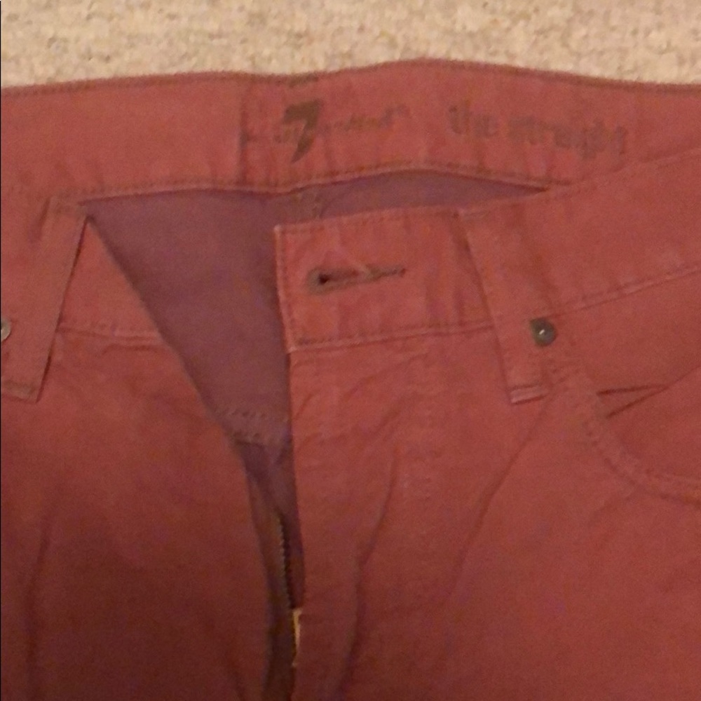 Mens 7 for all mankind salmon chinos Size 30